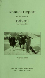 Annual reports for the Town of Bristol, New Hampshire 1996_cover