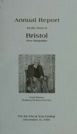 Annual reports for the Town of Bristol, New Hampshire 1995_cover