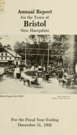 Annual reports for the Town of Bristol, New Hampshire 1992_cover