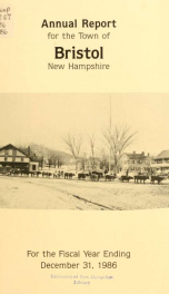 Annual reports for the Town of Bristol, New Hampshire 1986_cover