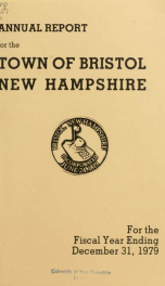 Annual reports for the Town of Bristol, New Hampshire 1979_cover