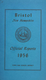 Annual reports for the Town of Bristol, New Hampshire 1956_cover