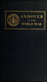 Andover, Massachusetts, in the world war_cover
