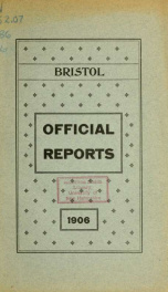 Annual reports for the Town of Bristol, New Hampshire 1906_cover