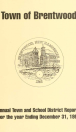 Annual reports of the Town of Brentwood, New Hampshire 1996_cover
