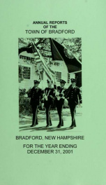 Annual report Town of Bradford, New Hampshire 2001_cover