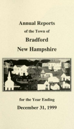 Annual report Town of Bradford, New Hampshire 1999_cover