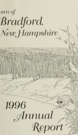 Annual report Town of Bradford, New Hampshire 1996_cover