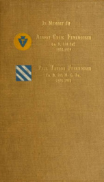 In memoriam, Albert Craig Funkhouser, Co. F., 144 inf., 36th division, Paul Taylor Funkhouser, Co. B., 7th machine gun bn., 3rd division_cover