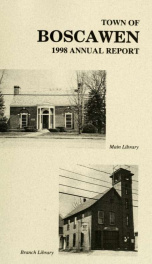 Annual reports of the Town of Boscawen, New Hampshire 1998_cover