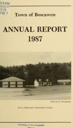 Annual reports of the Town of Boscawen, New Hampshire 1987_cover