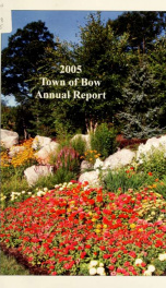 Annual report of the Town of Bow, New Hampshire 2005_cover