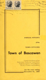 Annual reports of the Town of Boscawen, New Hampshire 1966_cover