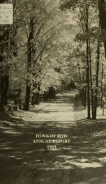 Annual report of the Town of Bow, New Hampshire 1993_cover