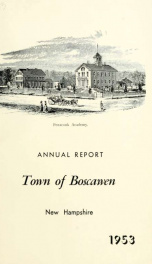 Annual reports of the Town of Boscawen, New Hampshire 1953_cover