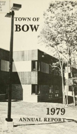 Annual report of the Town of Bow, New Hampshire 1979_cover