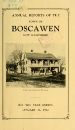 Annual reports of the Town of Boscawen, New Hampshire 1942_cover