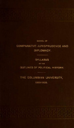 Syllabus of the outlines of political history_cover