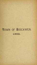 Annual reports of the Town of Boscawen, New Hampshire 1892_cover