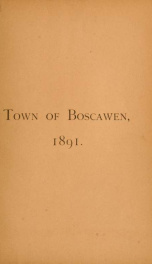 Annual reports of the Town of Boscawen, New Hampshire 1891_cover