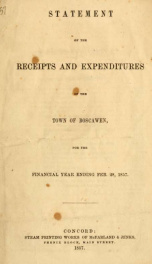 Annual reports of the Town of Boscawen, New Hampshire 1857_cover