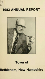 Annual report Town of Bethlehem, New Hampshire 1983_cover