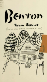 Annual report for the Town of Benton, New Hampshire 1992_cover