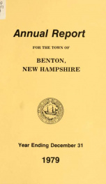 Annual report for the Town of Benton, New Hampshire 1979_cover