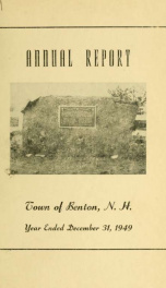 Annual report for the Town of Benton, New Hampshire 1949_cover
