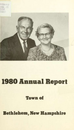 Annual report Town of Bethlehem, New Hampshire 1980_cover