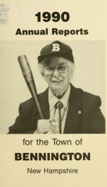 Annual reports of the Town of Bennington, New Hampshire 1990_cover