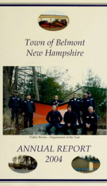 Town of Belmont, New Hampshire : annual report 2004_cover