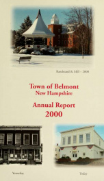 Town of Belmont, New Hampshire : annual report 2000_cover