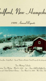 Annual report for the Town of Bedford, New Hampshire 1999_cover