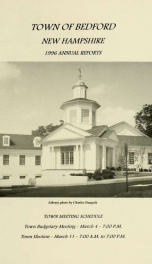 Annual report for the Town of Bedford, New Hampshire 1996_cover