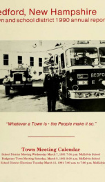 Annual report for the Town of Bedford, New Hampshire 1990_cover