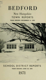 Annual report for the Town of Bedford, New Hampshire 1970_cover