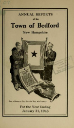 Annual report for the Town of Bedford, New Hampshire 1943_cover