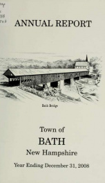 Annual report of the Town of Bath, New Hampshire 2008_cover