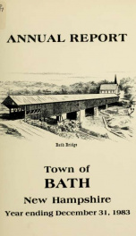 Annual report of the Town of Bath, New Hampshire 1983_cover