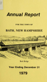 Annual report of the Town of Bath, New Hampshire 1979_cover