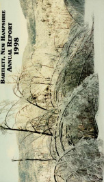 Annual report Town of Bartlett, New Hampshire 1998_cover