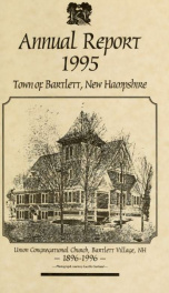 Annual report Town of Bartlett, New Hampshire 1995_cover