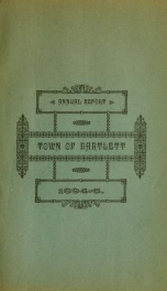 Annual report Town of Bartlett, New Hampshire 1895_cover