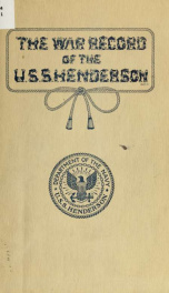 The war record of the U.S.S. Henderson_cover