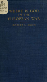 Where is God in the European war_cover