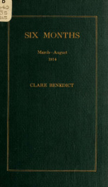 Six months, March-August 1914_cover