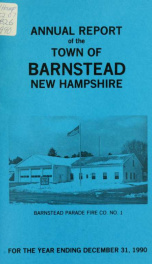 Annual reports of the Town of Barnstead, New Hampshire 1990_cover