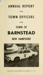 Annual reports of the Town of Barnstead, New Hampshire 1975_cover