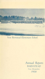 Annual reports of the Town of Barnstead, New Hampshire 1958_cover